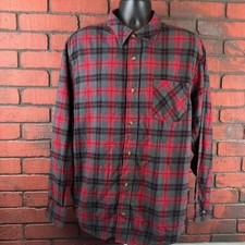 Field Stream Shirt Mens XL Plaid Flannel Button Down