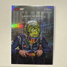 LANDO NORRIS Helmet Collection Refractor 2025 Topps Chrome Formula 1 F1 HC-4