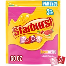 STARBURST Fruit Chews Candy - FaveREDS 50 Ounce (Pack of 1), Red