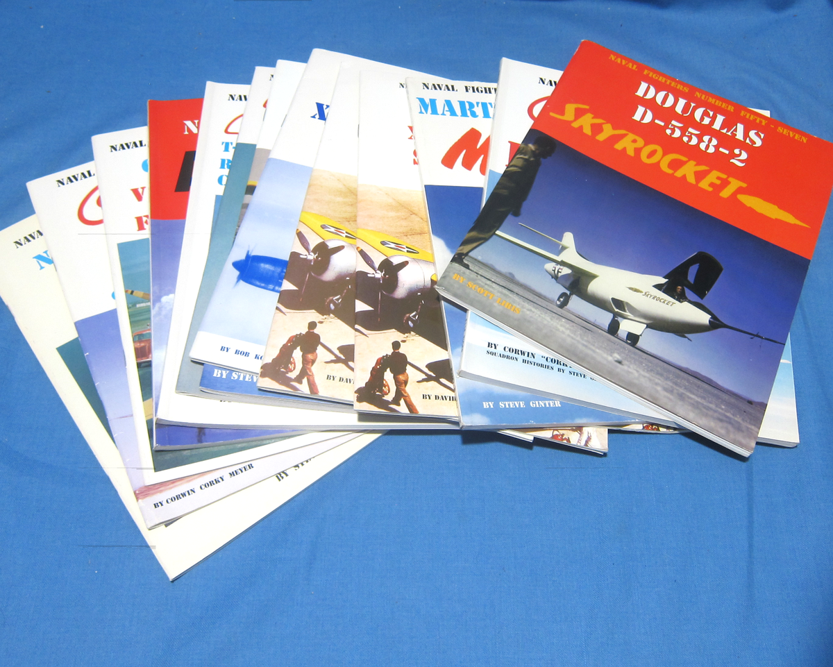 Naval Fighters Aviation Books by Steve Ginter Multiple Available