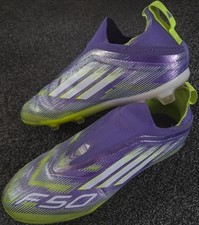 adidas F50 Radiant Blaze Elite Laceless FG Rozmiar 4 UK 36.6 EU Fioletowo-zielone Białe