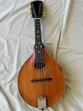 Vintage ca. 1917 Gibson USA Style A Mandolin Oval Hole Pumpkin Top Mild Project