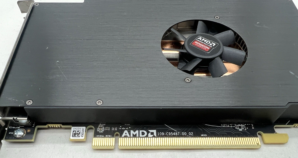 AMD Radeon E9390 4x DisplayPort DP 1.4 4K 8GB GDDR5 PCI Express