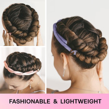 No Heat Overnight Curling Headband for Long and Short Hair - Thin Heatless Cu...