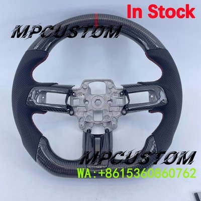 Shipping Today Carbon Fiber Steering Wheel For Ford Mustang GT GT350 2018-2023
