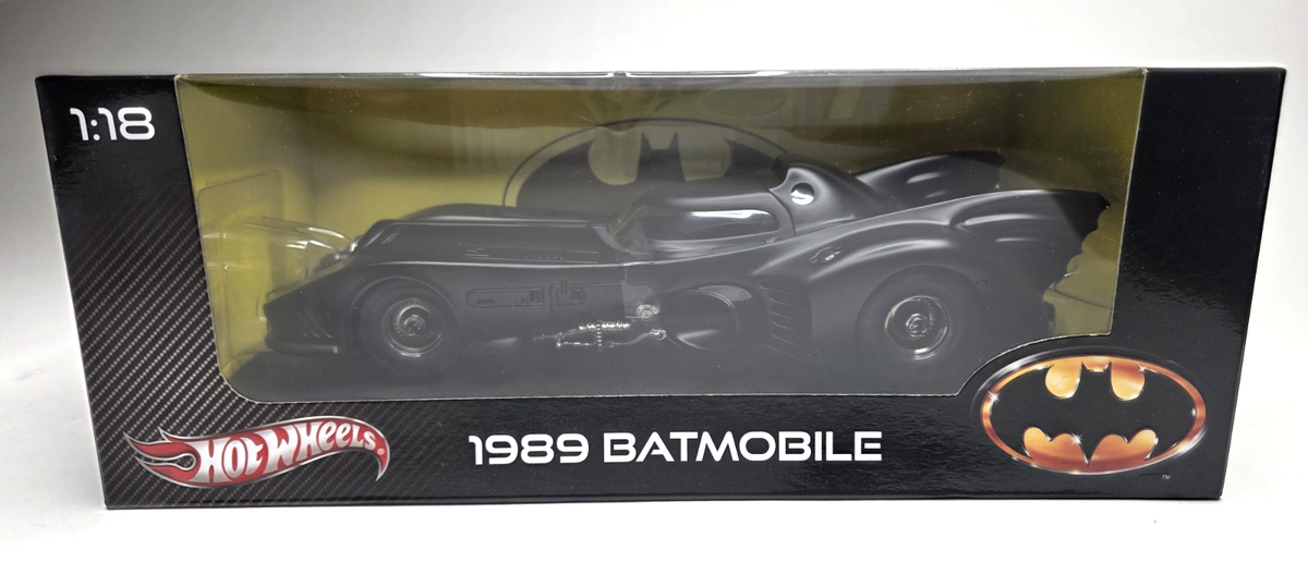 Hot Wheels 1989 Batmobile 1:18 バットモービル美品 Hot Wheels Batmobile 1989 Movie Version 1:18 Metal Collection