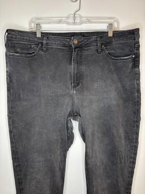 SILVER High Note Skinny Jeans Black Womens 18/29 Skinny Stretch 5-Pocket