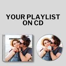 Custom Anniversary Music CD - Personalized Playlist for Couples