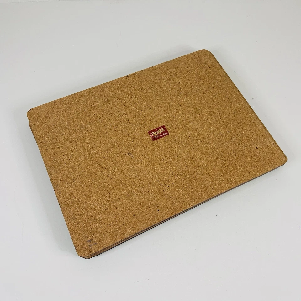 Vintage Spode Christmas Tree Cork Backed Placements 12 x 16 Set of 8 - Image 2 of 4