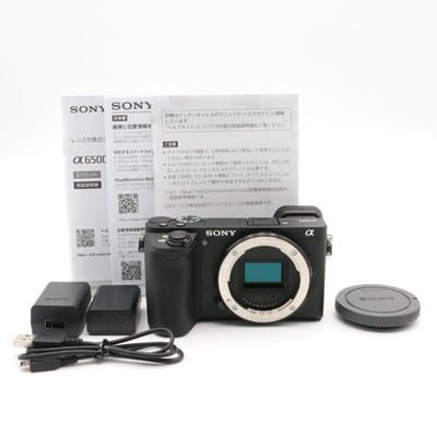 Sony Alpha a6500 ILCE-6500 Black Camera Shutter Count 11566 [Top Mint]