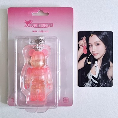 TWICE グッズ TWICE X BE@RBRICK Limited Edition 100% Photocard Keyring Bearbrick
