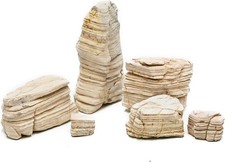 Aquarium Rocks 5lb Fish Tank Stone 2-5 inch Natural Pagoda Rocks for Aquascaping