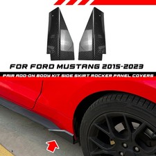 Für Ford Mustang MK6 2015–2023 Carbon Optik Seitenschweller Verlängerungsleiste