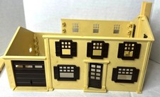 Plasticville 2 Story House Incomplete Storm Damage Scene 1950s
