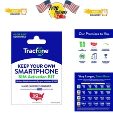 Flexible Prepaid SIM Card Kit for GSM/CDMA Phones - Unlimited Calling Worldwide