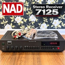 NAD 7125 Stereo Receiver AM/FM Integrated Amplifier Vintage Hi-Fi  ✅Tested Video