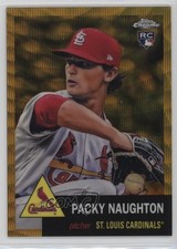 2022 Chrome Platinum Anniversary Gold Wave Refractor /50 Packy Naughton #396 0m0