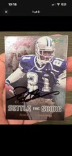 1999 Score Settle the Score Charles Woodson AUTO Raiders Cowboys Beckett Auth