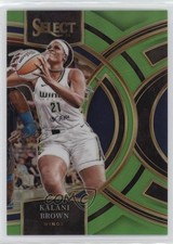 2024 Panini Select WNBA Premier Level Neon Green Prizm 22/75 Kalani Brown 1my2