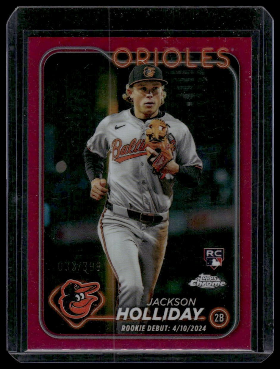 2024 Topps Chrome Update #USC89 Jackson Holliday #/399 Magenta Refractors