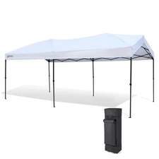 ARROWHEAD OUTDOOR 10’x20’ Pop-Up Canopy & Instant Shelter KGS0390U - WHITE