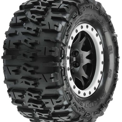 Proline 1/5 Grabenfräse Pro-Loc F/R 4,3 Zoll X-MAXX MTD 24 mm schwarz/grau Impulse