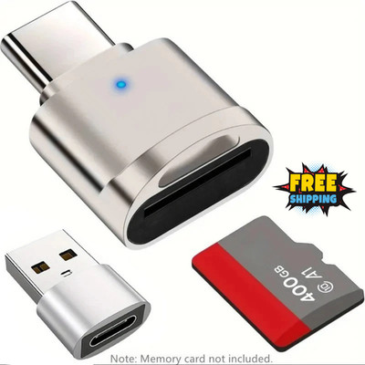 Type C To Micro SD TF Card Reader OTG USB Adapter Converter For Samsung Phone