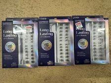 3 Boxes KISS imPress Long Lasting 5 Day No Glue Eyelash Clusters 94757 ILP02