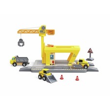 Hape E3878 Railway Crane Construction