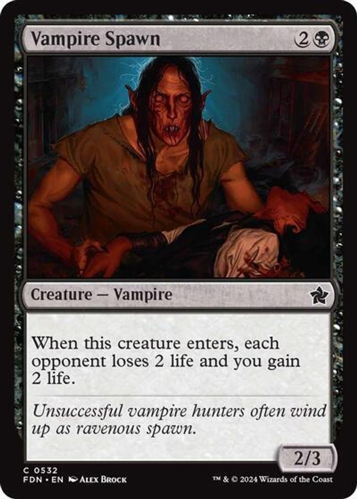 Vampire Spawn - 532 - NM- Foundations