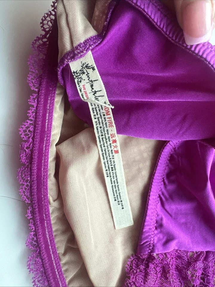 Sujetador bandeau de encaje Free People para mujer sin tirantes XS/S Foto 3 de 3