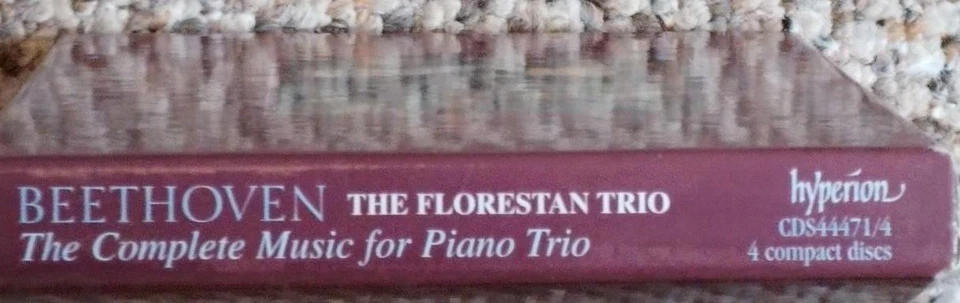 BEETHOVEN Complete Music for Piano Trio FLORESTAN TRIO  HYPERION 4CD set - Image 3 of 4