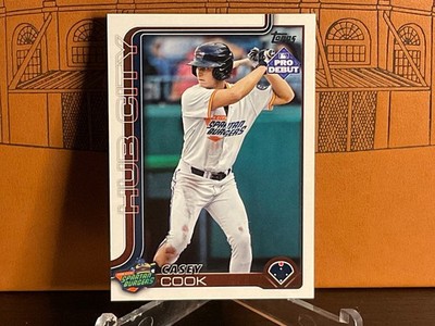 Casey Cook, Texas Rangers Rising Prospect - 2025 Topps Pro Debut