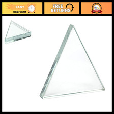 Triangular Equilateral Refraction Prism - 3" Flint Glass for Physics  Photograp