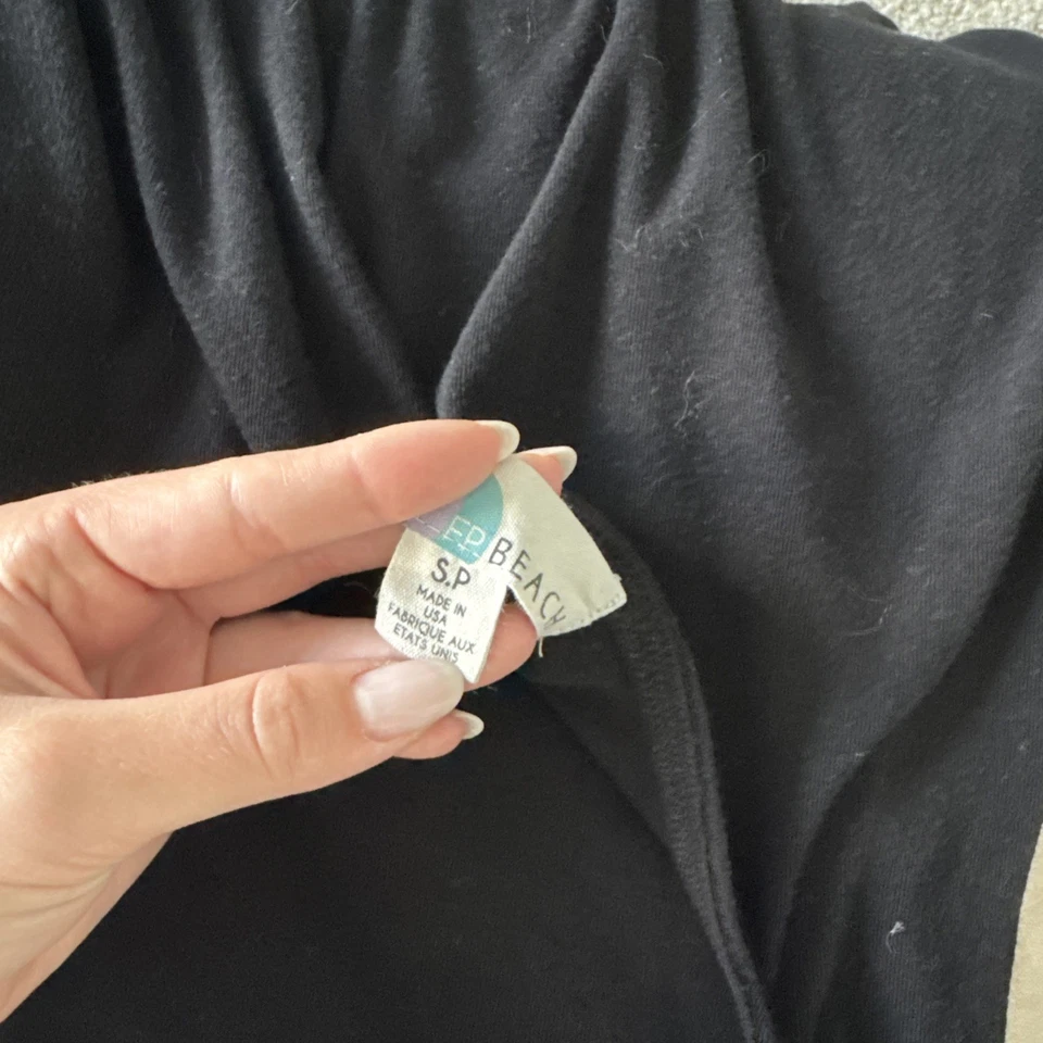 Vestido de playa Free People para mujer pequeño redondo trasero mini ceñido al cuerpo informal fiesta simple Foto 3 de 3