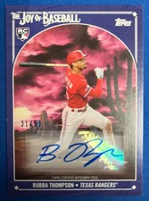 Bubba Thompson -2023 Topps The Joy of Baseball  #33D Prussian Blue /50