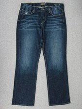 UF03446  LUCKY  EASY RIDER BOOT CUT WOMENS JEANS sz8/29 DARK BLUE
