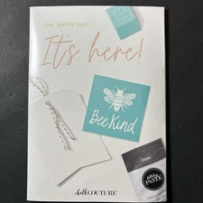 Chalk Couture Bee Kind Transfer Stencil Sample Chalk Paste Squeegee Tag