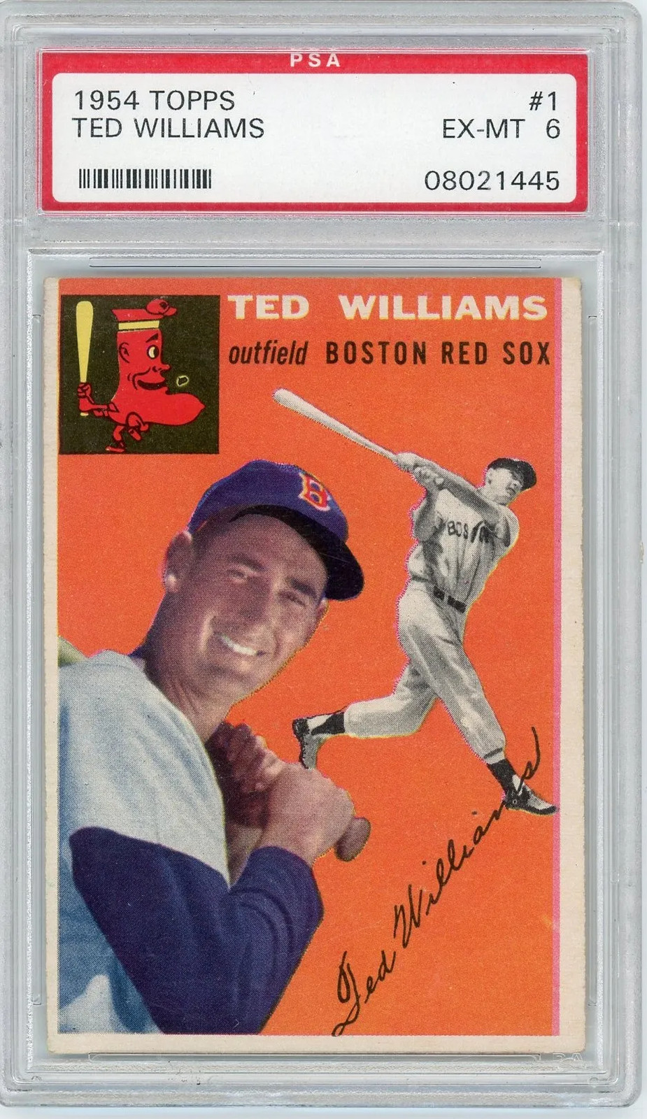 1954 Topps Ted Williams #1 PSA 6