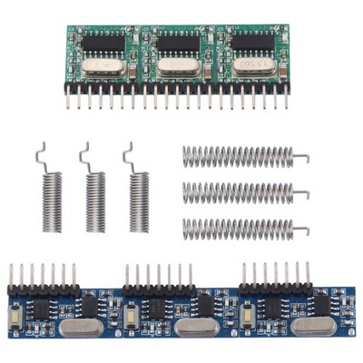 3X(Kabellos RX480E-4WQB 433Mhz   Sender und EmpfäNger 3 Satzs 4 Kanal 8394