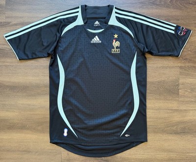 2006 World Cup Final Adidas France GK Jersey shirt teamgeist maillot barthez kit