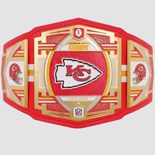 Kansas City Chiefs Championship Belt WWE Legacy Title Adult Size