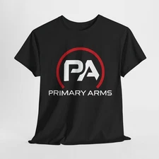 Primary Arms T-Shirt Tactical Optics Logo Tee S‑5XL USA Made
