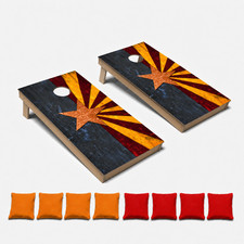 Arizona State Flag Full Color Regular CORNHOLE BEANBAG TOSS GAME Set