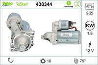 Valeo Starter U.A. FüR Alfa Romeo, CitroËN, Fiat, Ford, Lancia, Opel, Peugeot