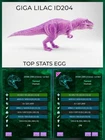 New ListingGiga Top Stats - EGG PAIR -  Ark Survival Ascended Official PVE PC/XBOX/PS5