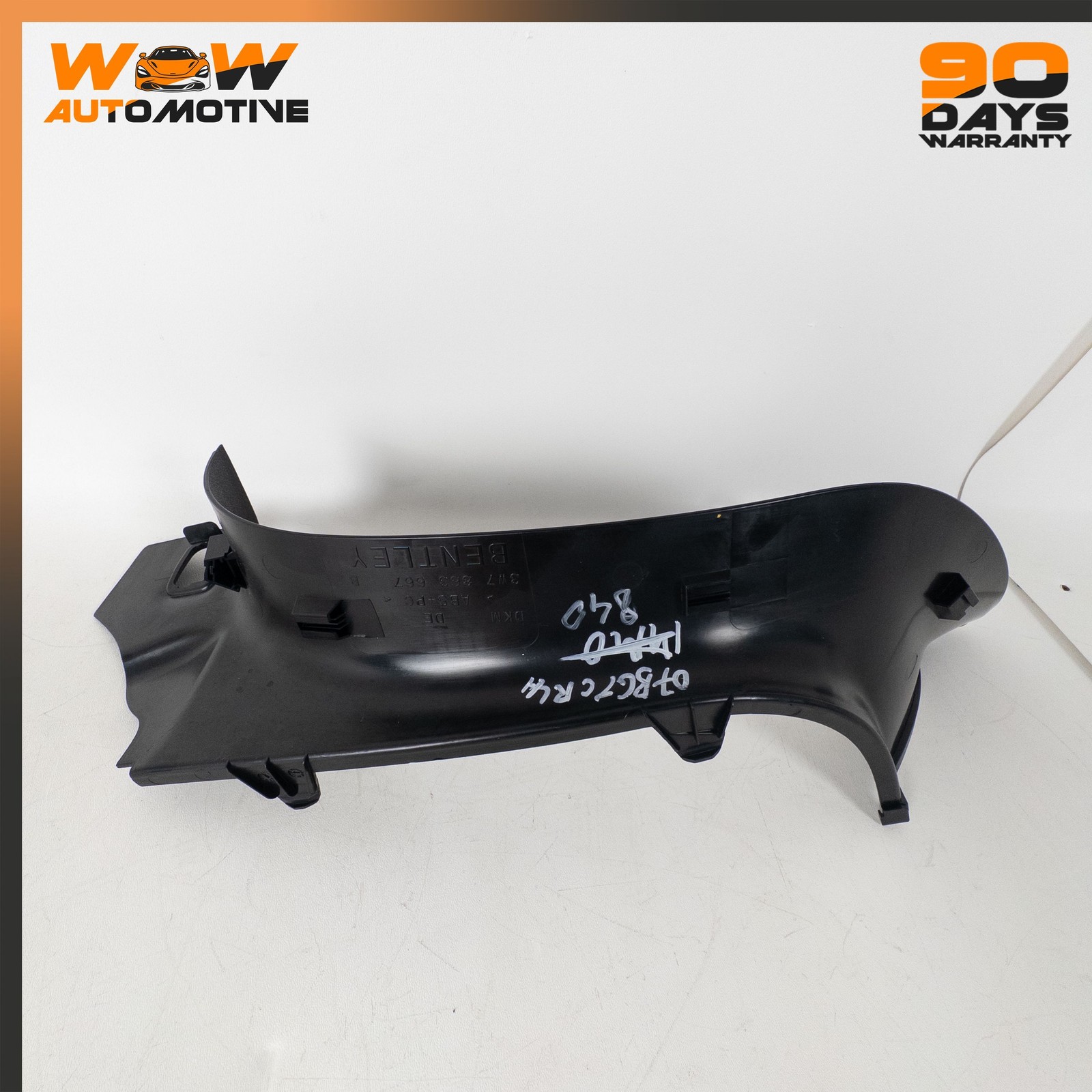 07-17 BENTLEY CONTINENTAL GTC REAR LEFT DRIVER SIDE INTERIOR TRUNK TRIM BLACK OE
