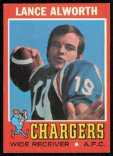 1971 Topps Lance Alworth San Diego Chargers #10 NM-MT