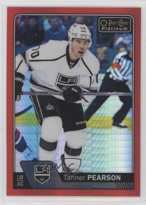 2016-17 O-Pee-Chee Platinum Red Prism 81/199 Tanner Pearson #141 3s9