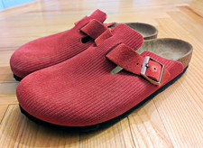 Birkenstock Boston Suede Clog Shoes Corduroy ...